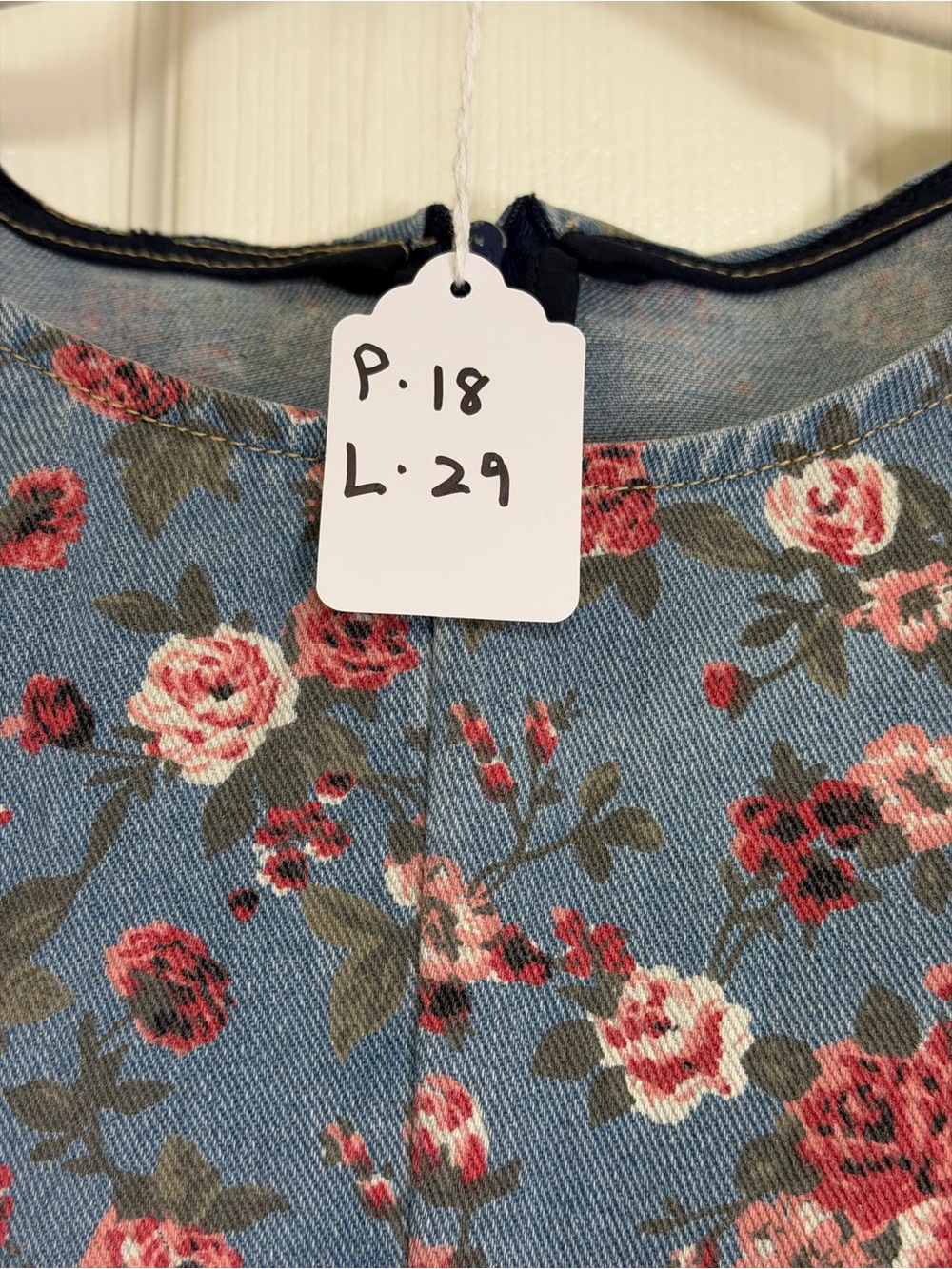 Blue Floral Sleeveless Tie-Waist Dress - Picture 2 of 6